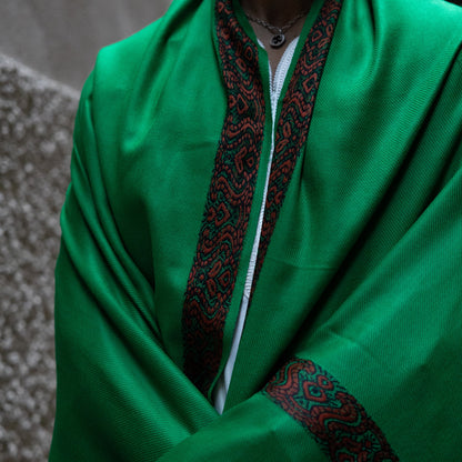 Royal Green Kashmiri Shawl
