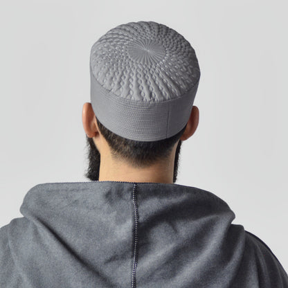 Grey Turban Kufi