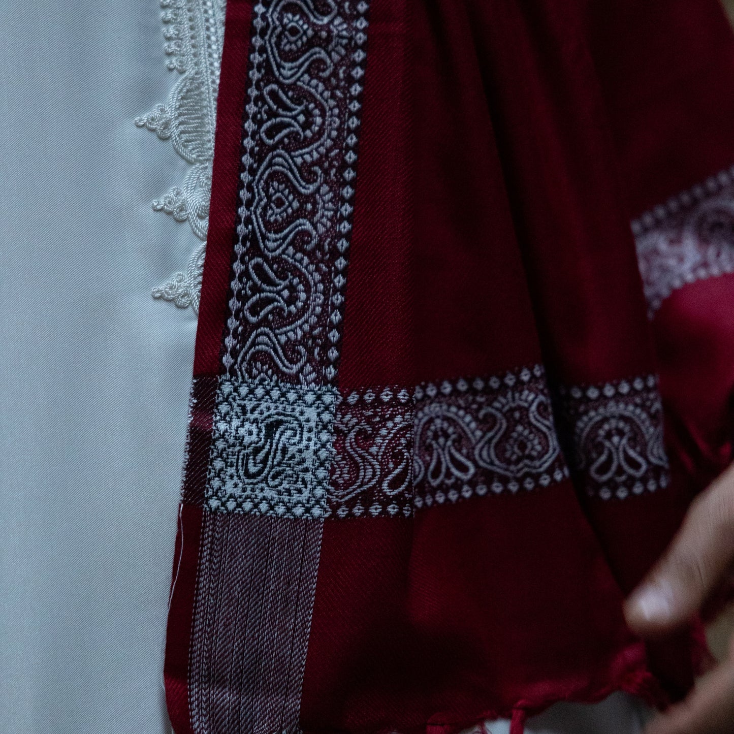 Royal Red Kashmiri Shawl